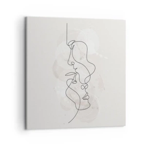 Canvas picture - Tangled up in an Embrace - 50x50 cm