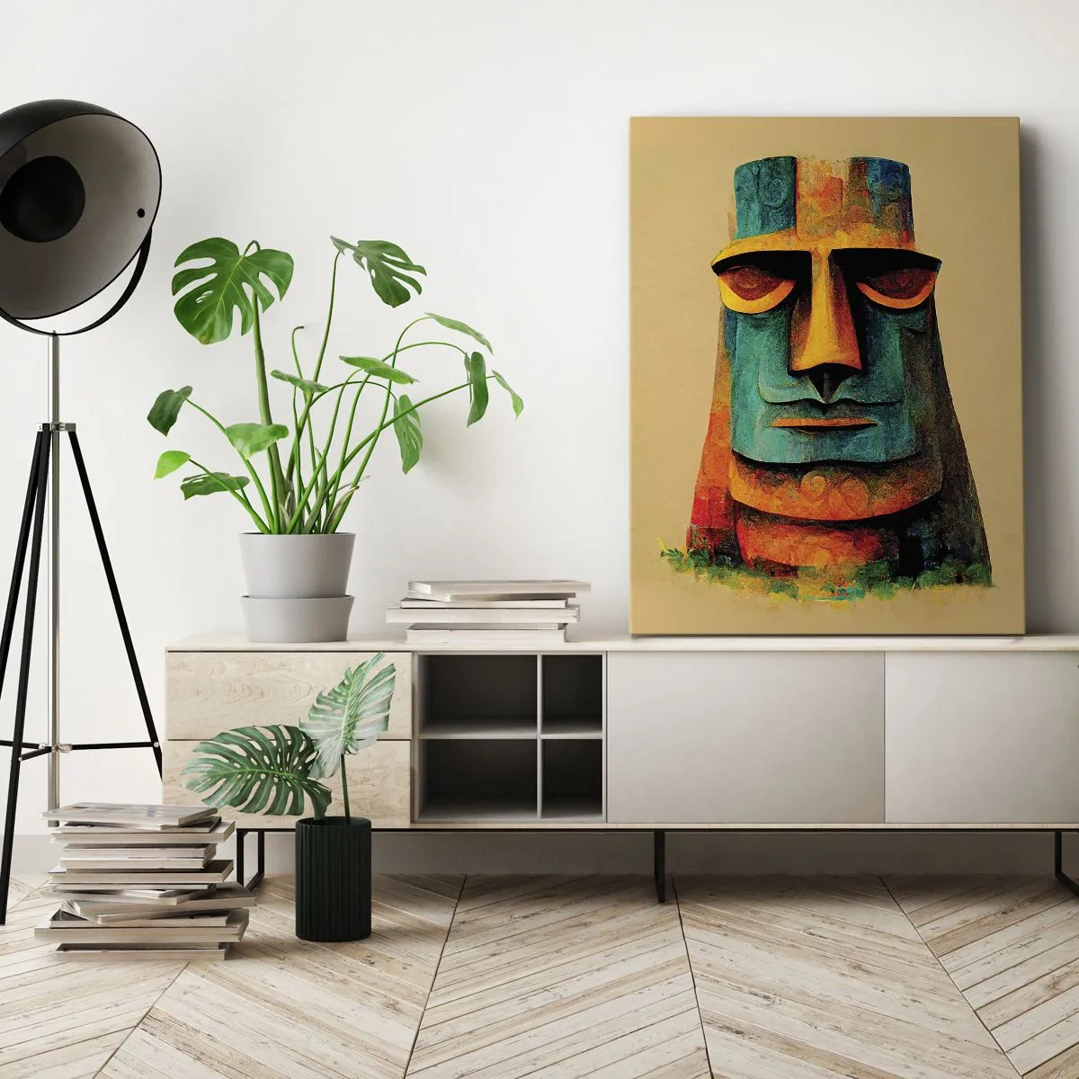 Canvas picture - Statuesque but Friendly - 55x100 cm