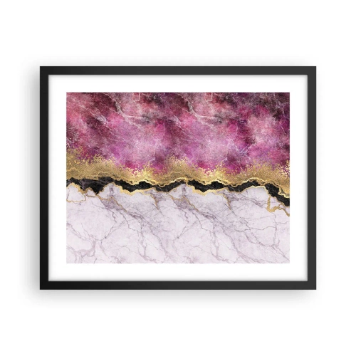 Poster in black frame - On the Border - 50x40 cm