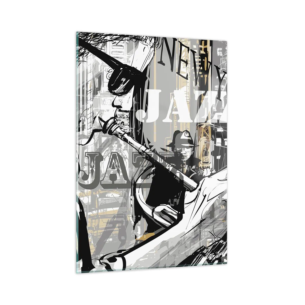 Glass picture - In the Rhythm of New York - 50x70 cm