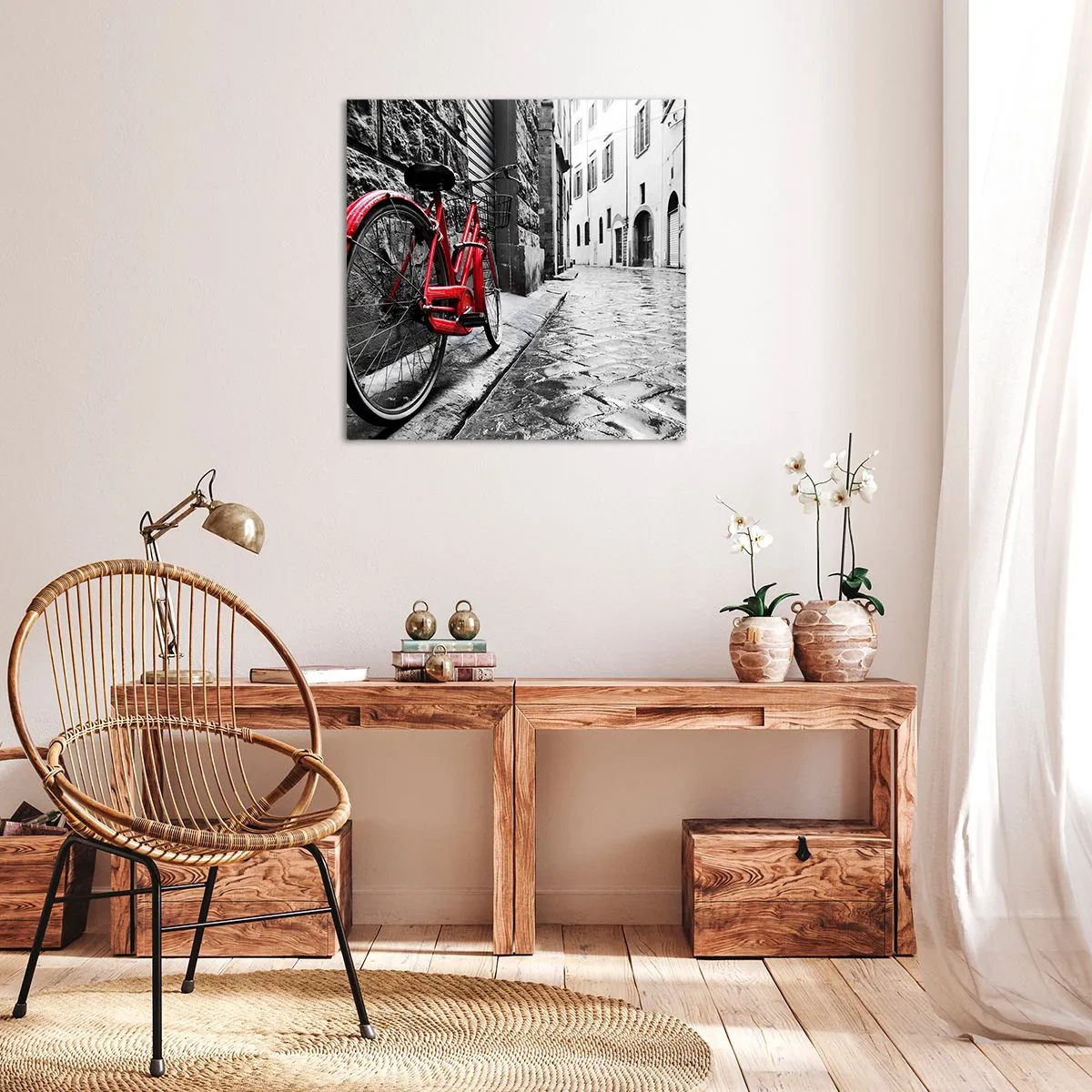 Canvas picture - Real Beauty Does Not Age - 30x30 cm