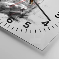 Clock face with numbers