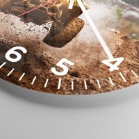 Clock face with numbers