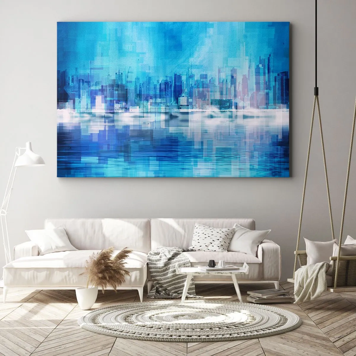Canvas picture - Sunk in Blue - 100x70 cm
