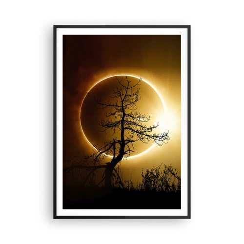 Poster in black frame - Total Eclipse - 70x100 cm