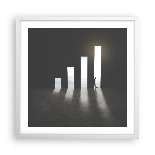 Poster in white frmae - Success - Impression - 50x50 cm