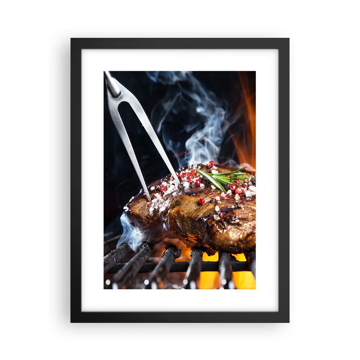 Poster in black frame - Juicy and Fragrant - 30x40 cm