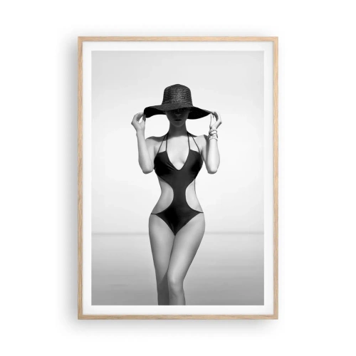 Poster in light oak frame - My Name Is: Elegance - 70x100 cm