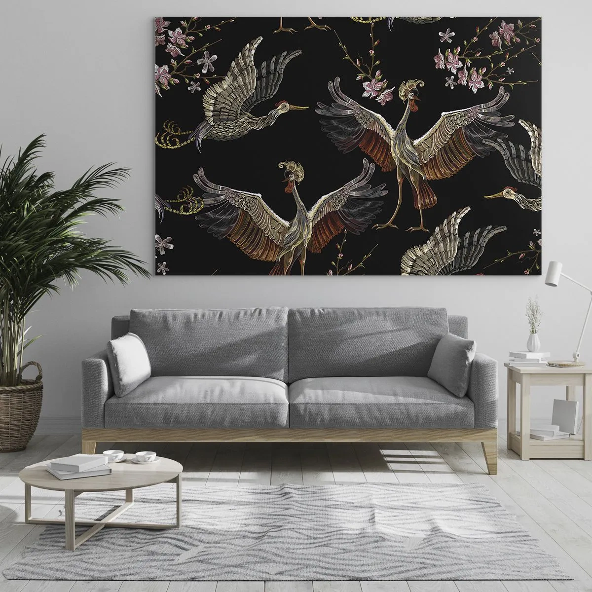 Glass picture - Fairy Tale Bird - 100x70 cm