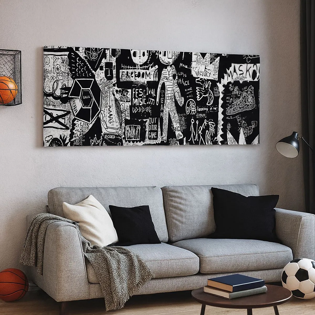 Canvas picture - Rights and Joys of Youth - 100x40 cm
