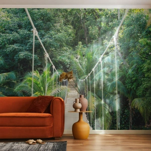 Photo Wallpaper Standard Eco - Welcome to the Jungle! - Landscape, Jungle, Honduras - 200x140 cm