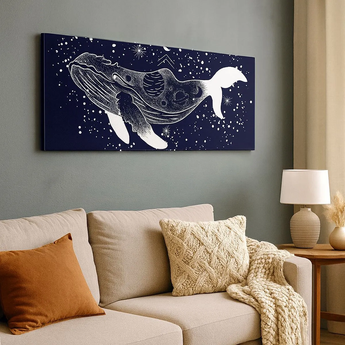 Canvas picture - In the Ocean of Universe - 100x40 cm