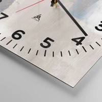 Clock face with numbers