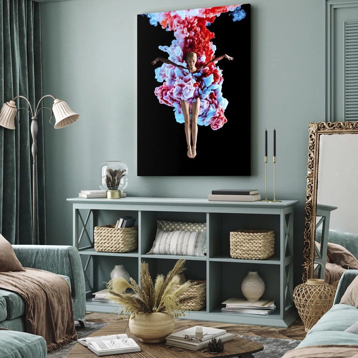 Canvas picture - In Full Bloom - 65x120 cm