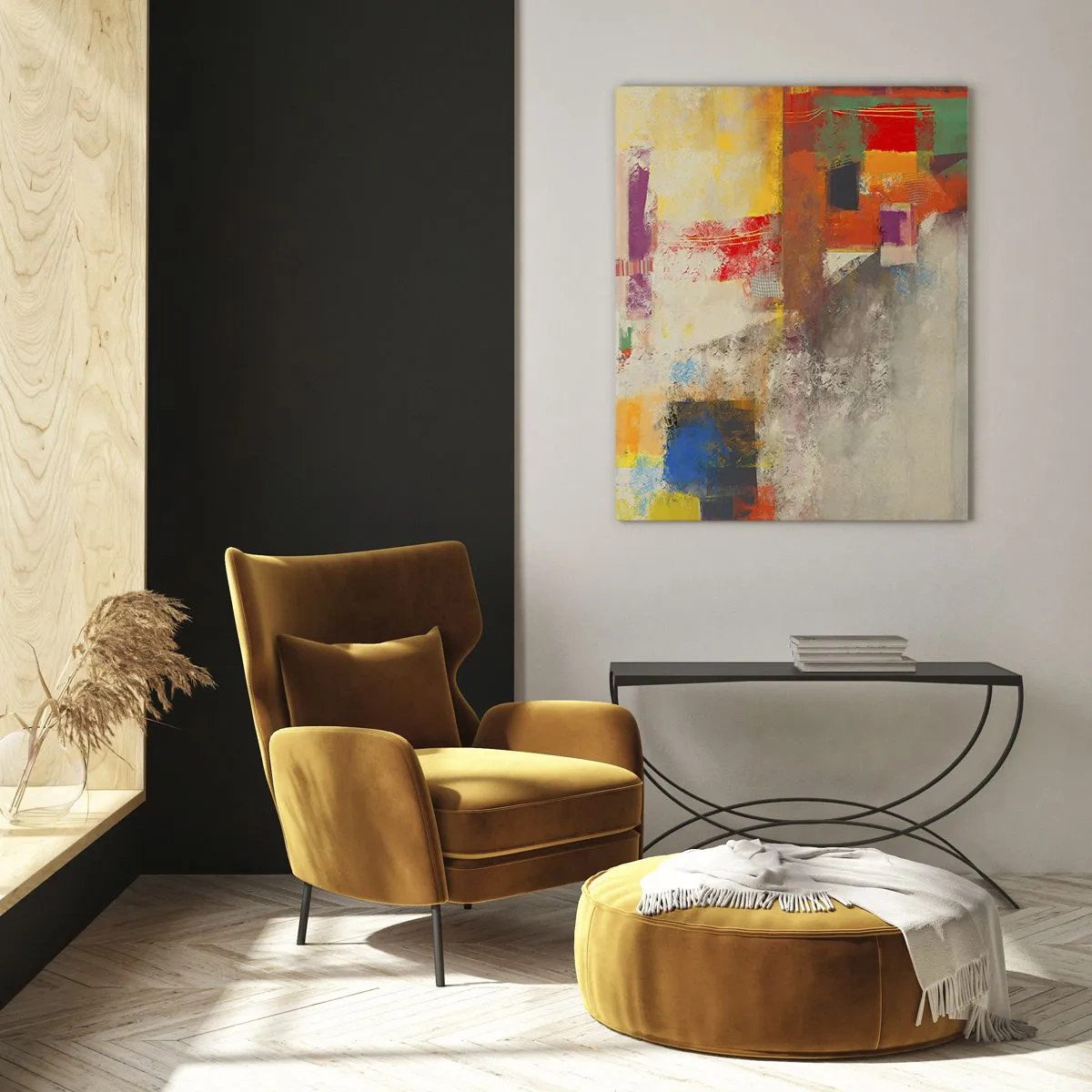 Glass picture - Geometry of Colours - 50x70 cm