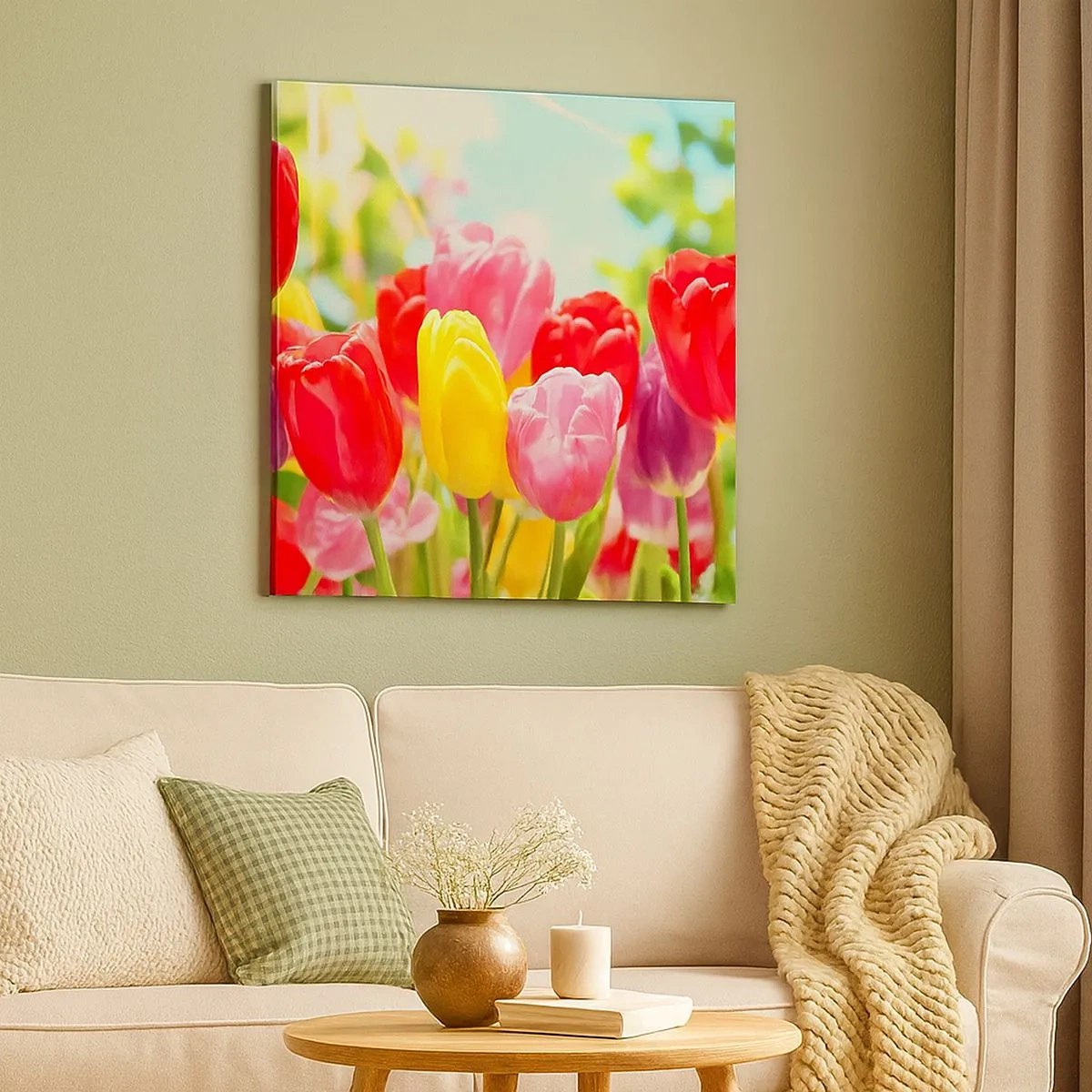 Canvas picture - It is Us, Colour of May! - 30x30 cm