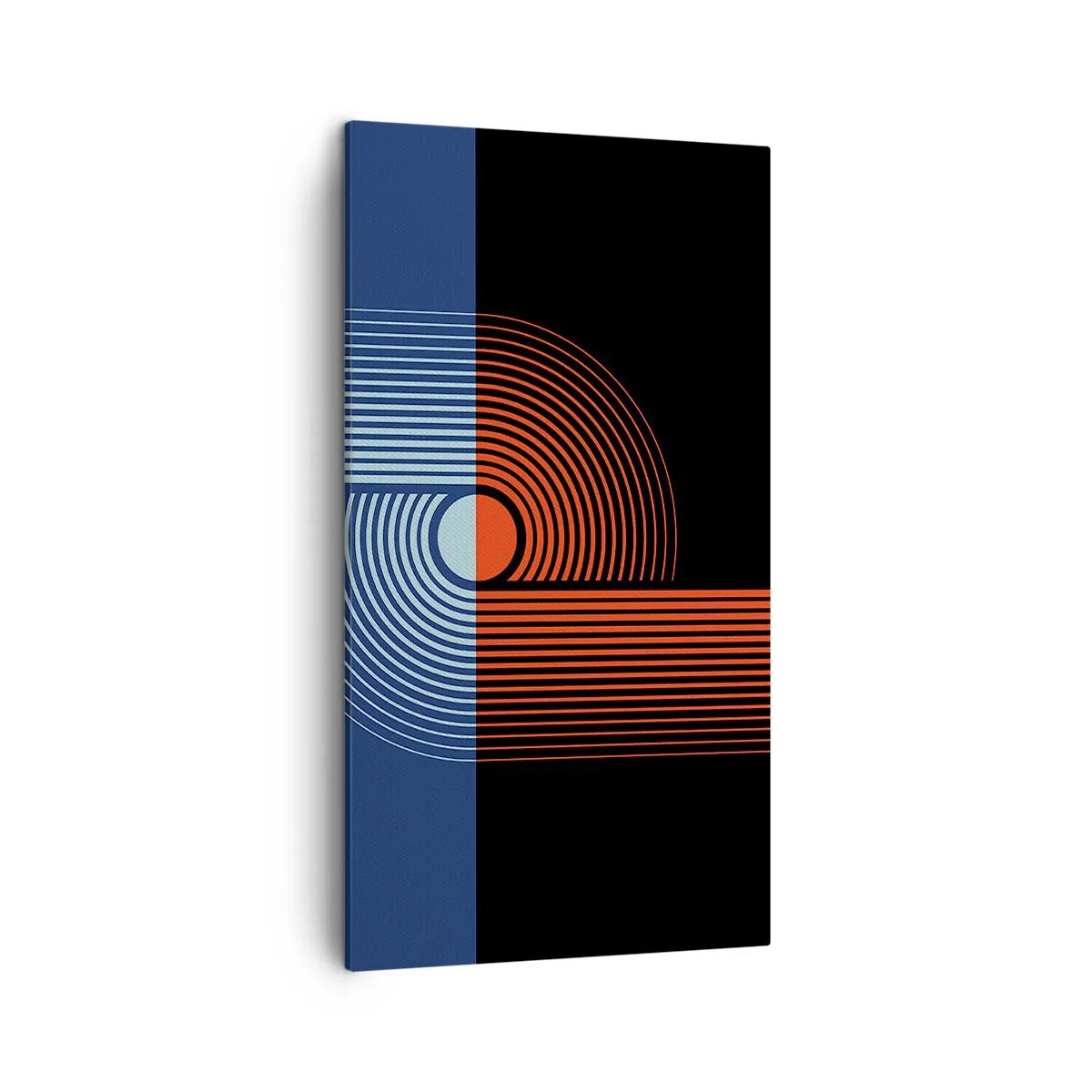 Canvas picture - In a Geometrical Embrace - 45x80 cm