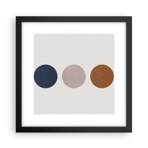 Poster in black frame - Symbol of Perfection - 30x30 cm