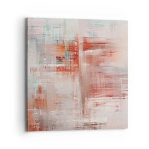 Canvas picture - Foggy but Pink - 70x70 cm