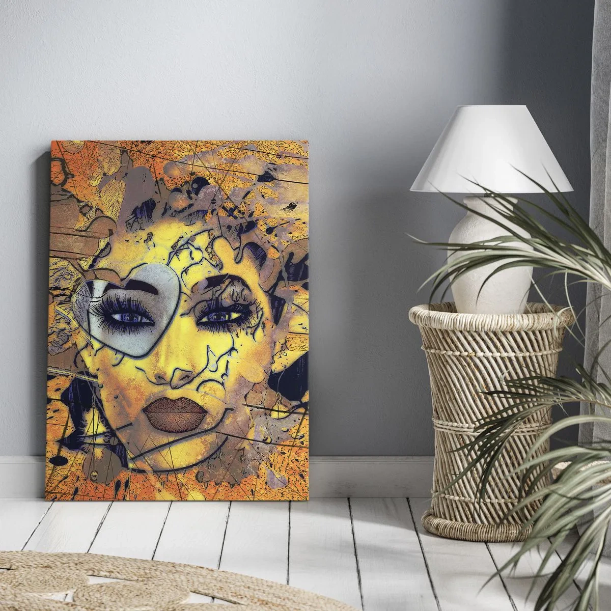 Canvas picture - Sunny Beauty - 45x80 cm