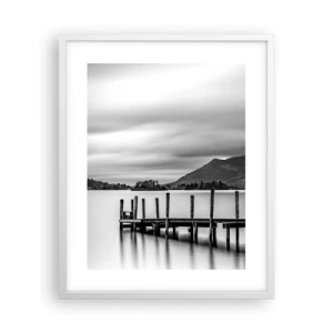 Poster in white frmae - Tranquility and Power - 40x50 cm