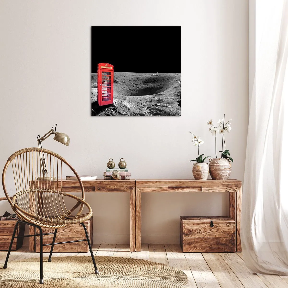 Canvas picture - Space Joke - 50x50 cm