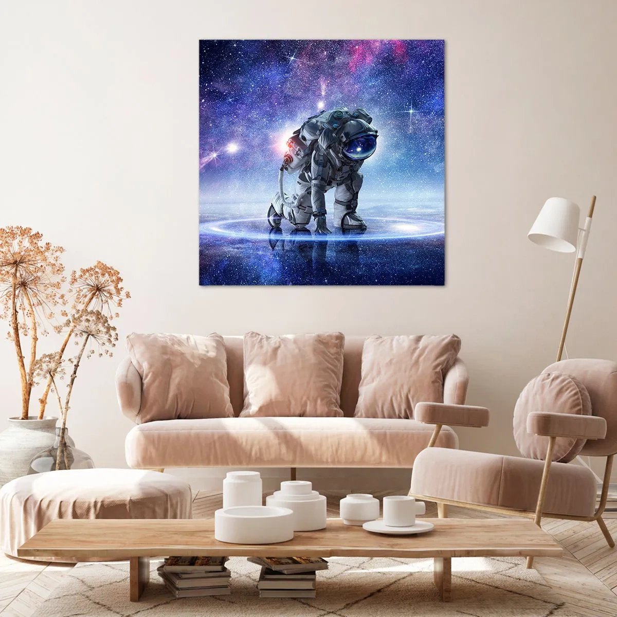 Canvas picture - Starry Night above Me - 70x70 cm
