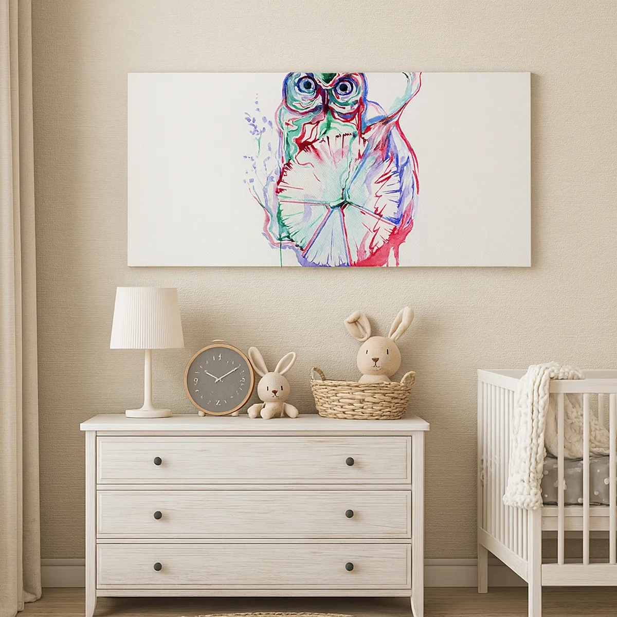 Canvas picture - Wise by Nature - 30x30 cm