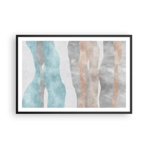 Poster in black frame - Study of Continuity - 91x61 cm