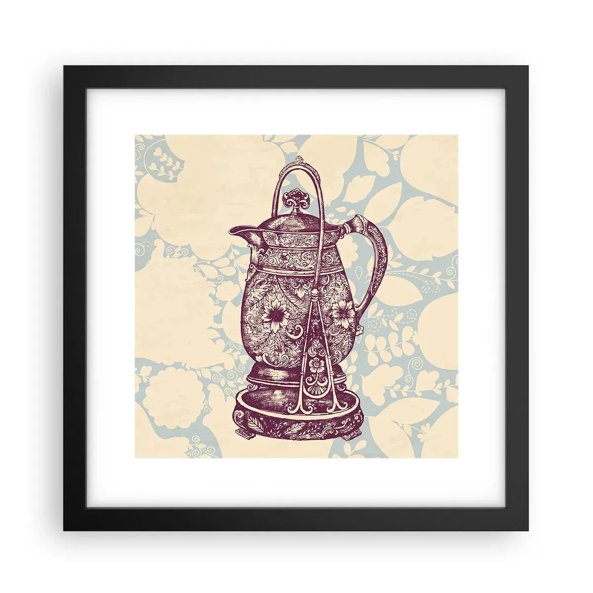 Poster in black frame - Beauty of Ordinary Life - 30x30 cm