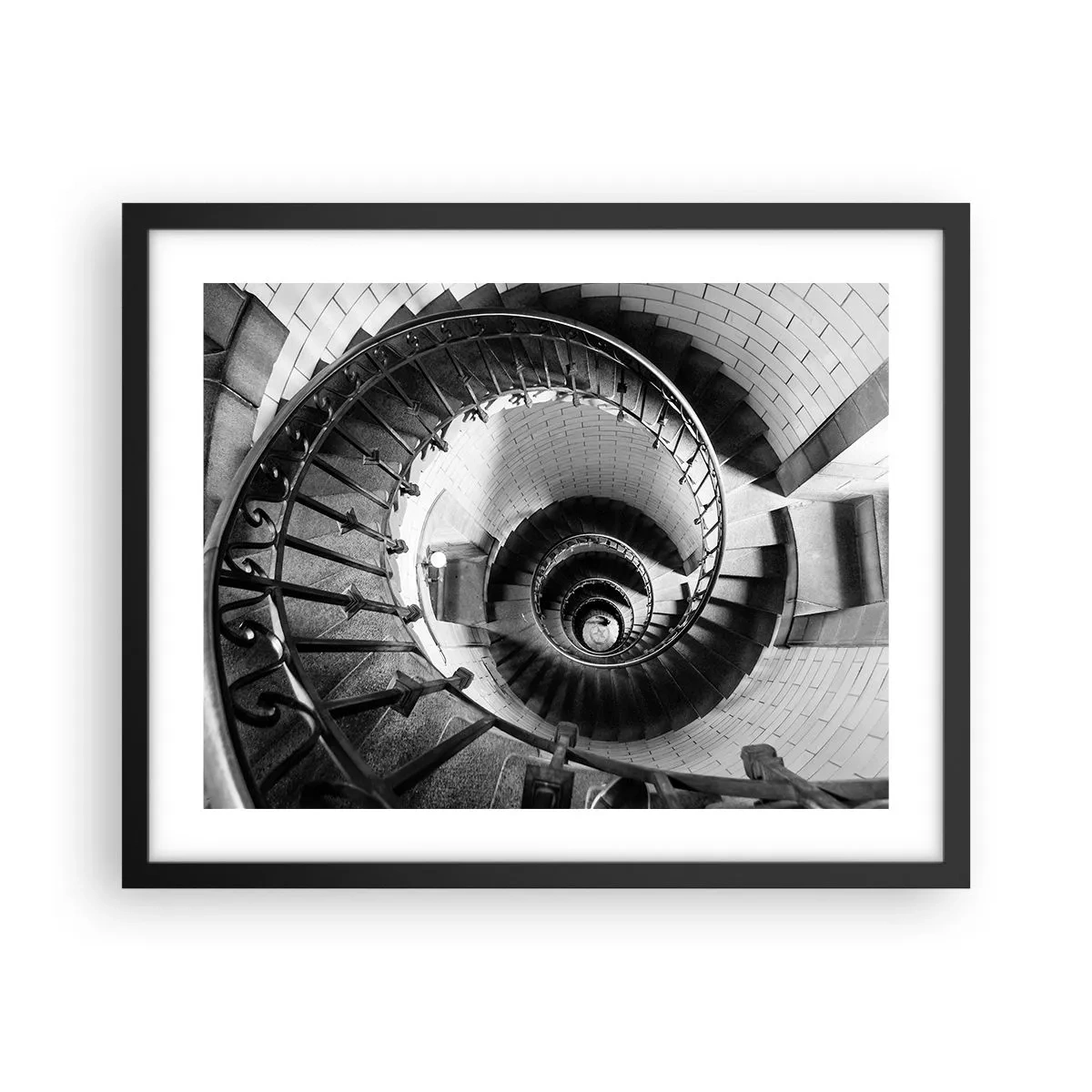 Poster in black frame - Up and Upwards  - 50x40 cm