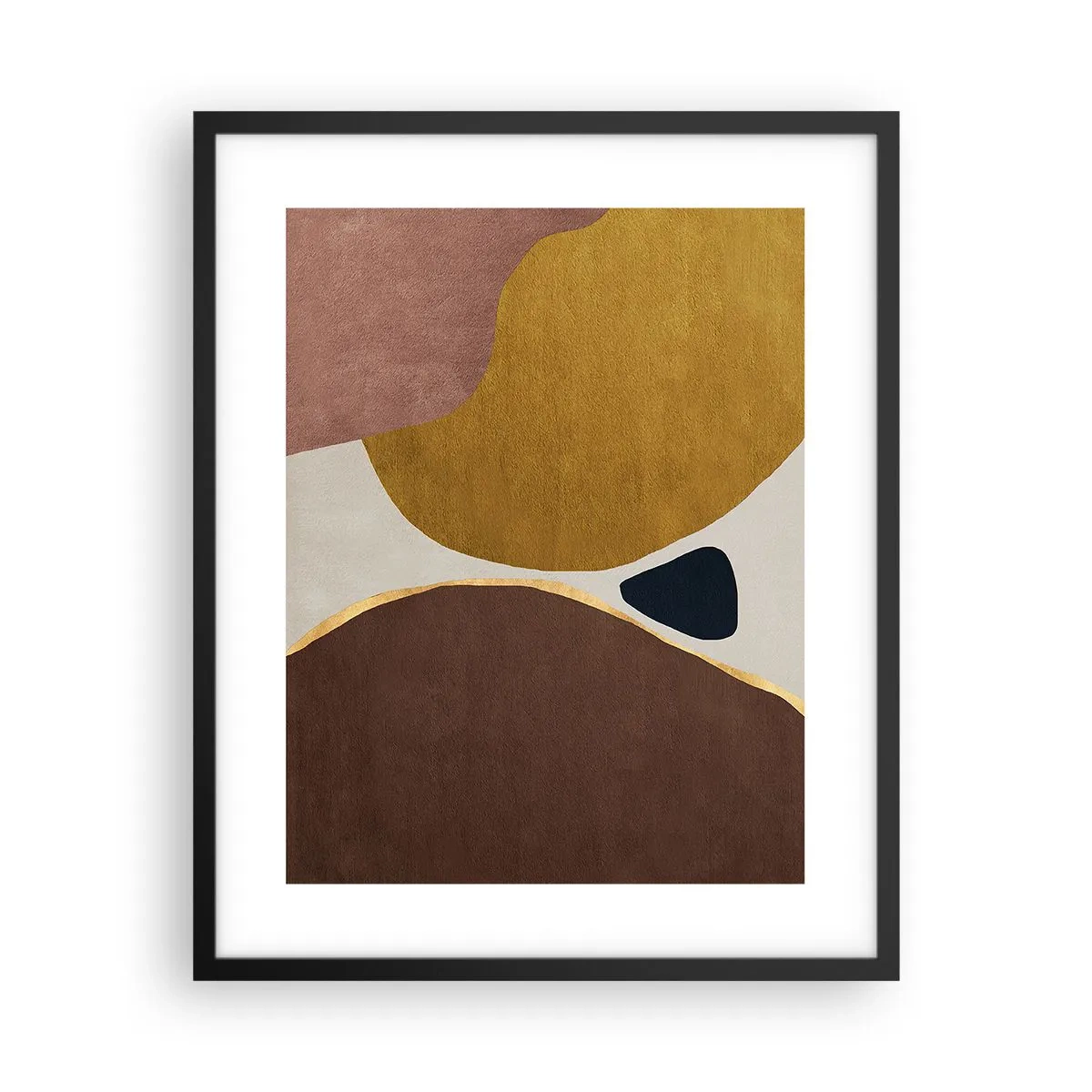 Poster in black frame - Abstract - Place in sSace - 40x50 cm