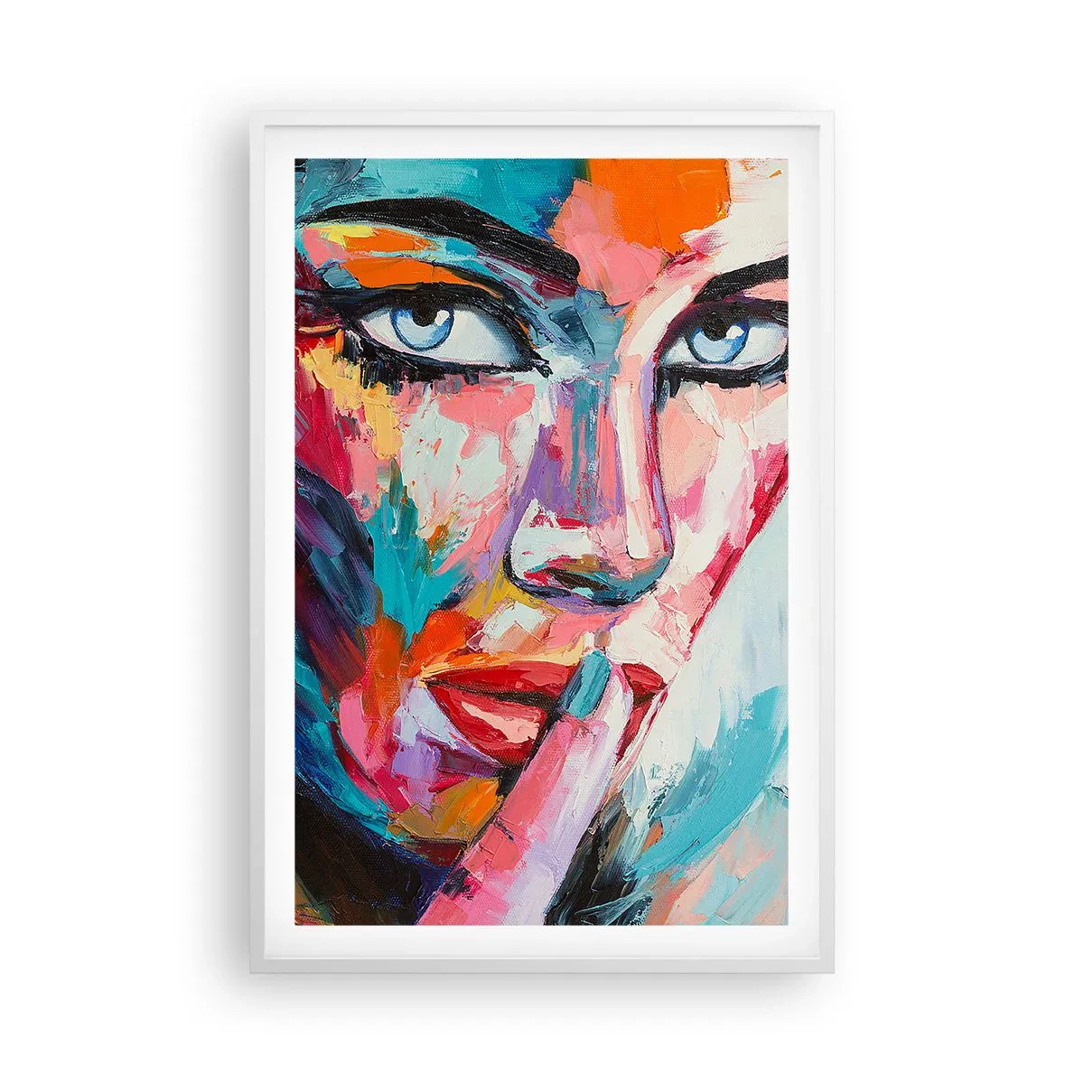 Poster in white frmae - Our First Secret - 61x91 cm