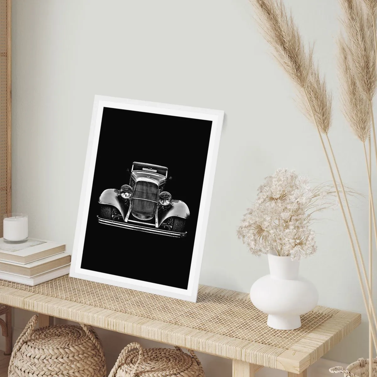 Poster in white frmae - True Gentleman - 50x70 cm