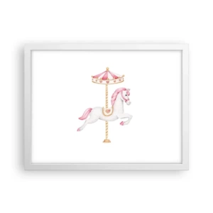 Poster in white frmae - Off the Hoofs - 40x30 cm