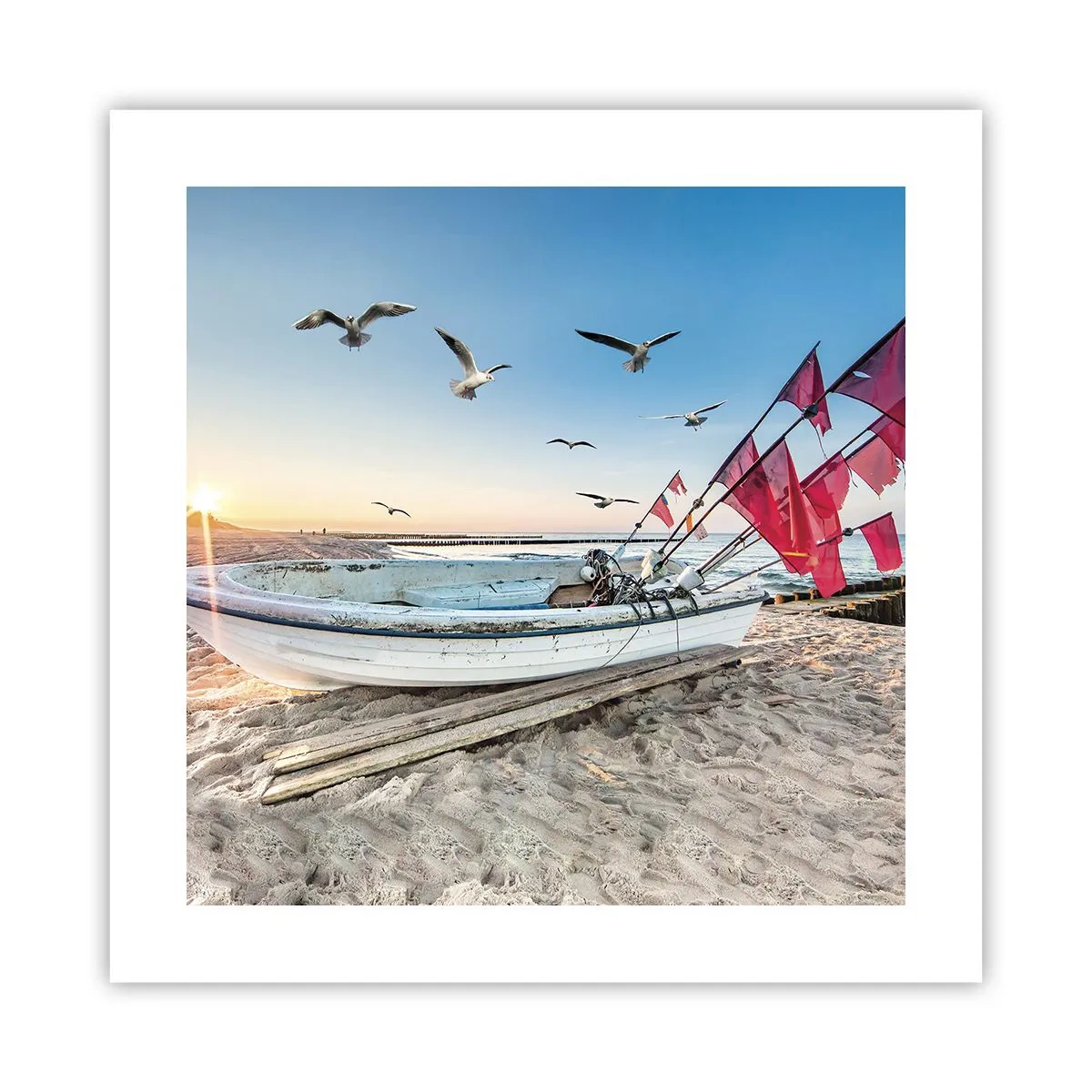 Poster - Deserved Rest - 40x40 cm