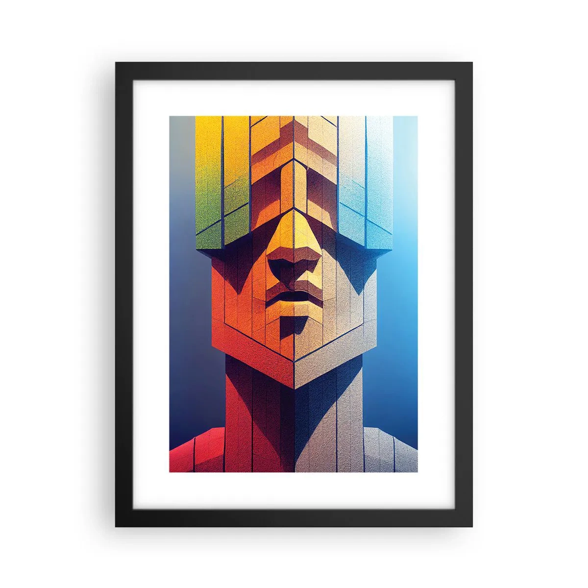 Poster in black frame - Man of Principles - 30x40 cm