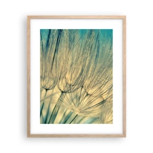 Poster in light oak frame - Waiting for the Wind - 40x50 cm