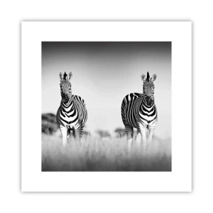 Poster - After All the World is Black and White - 30x30 cm
