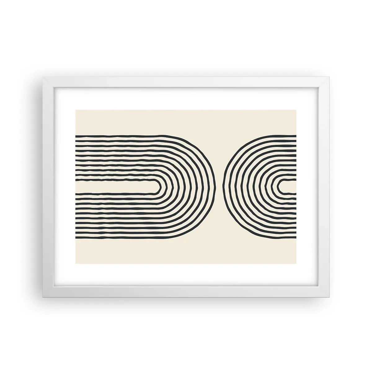 Poster in white frmae - In One Moment… - 40x30 cm