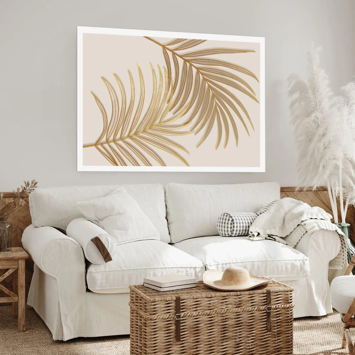 Poster - Golden Palm! - 100x70 cm