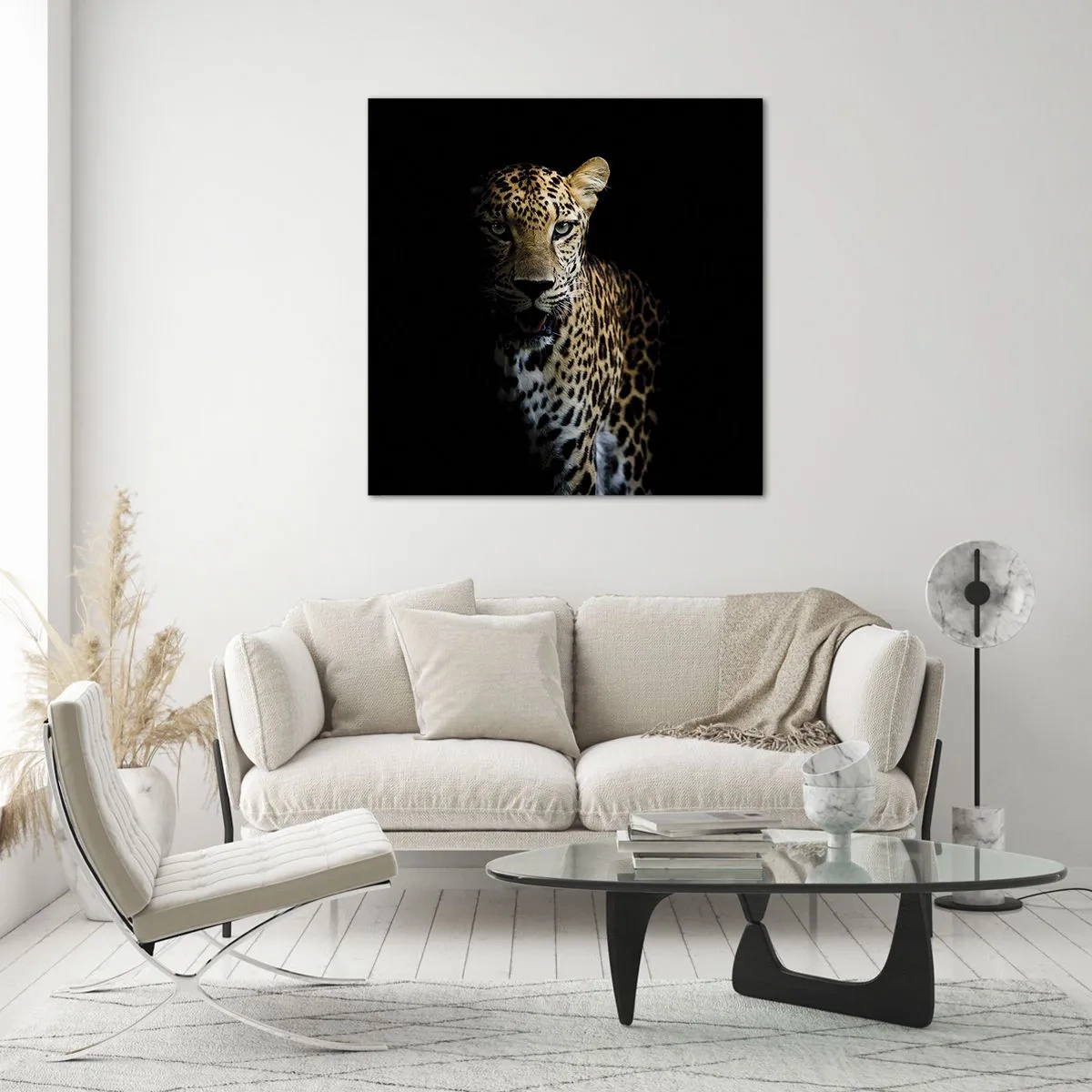 Glass picture - Dark Beauty - 60x60 cm