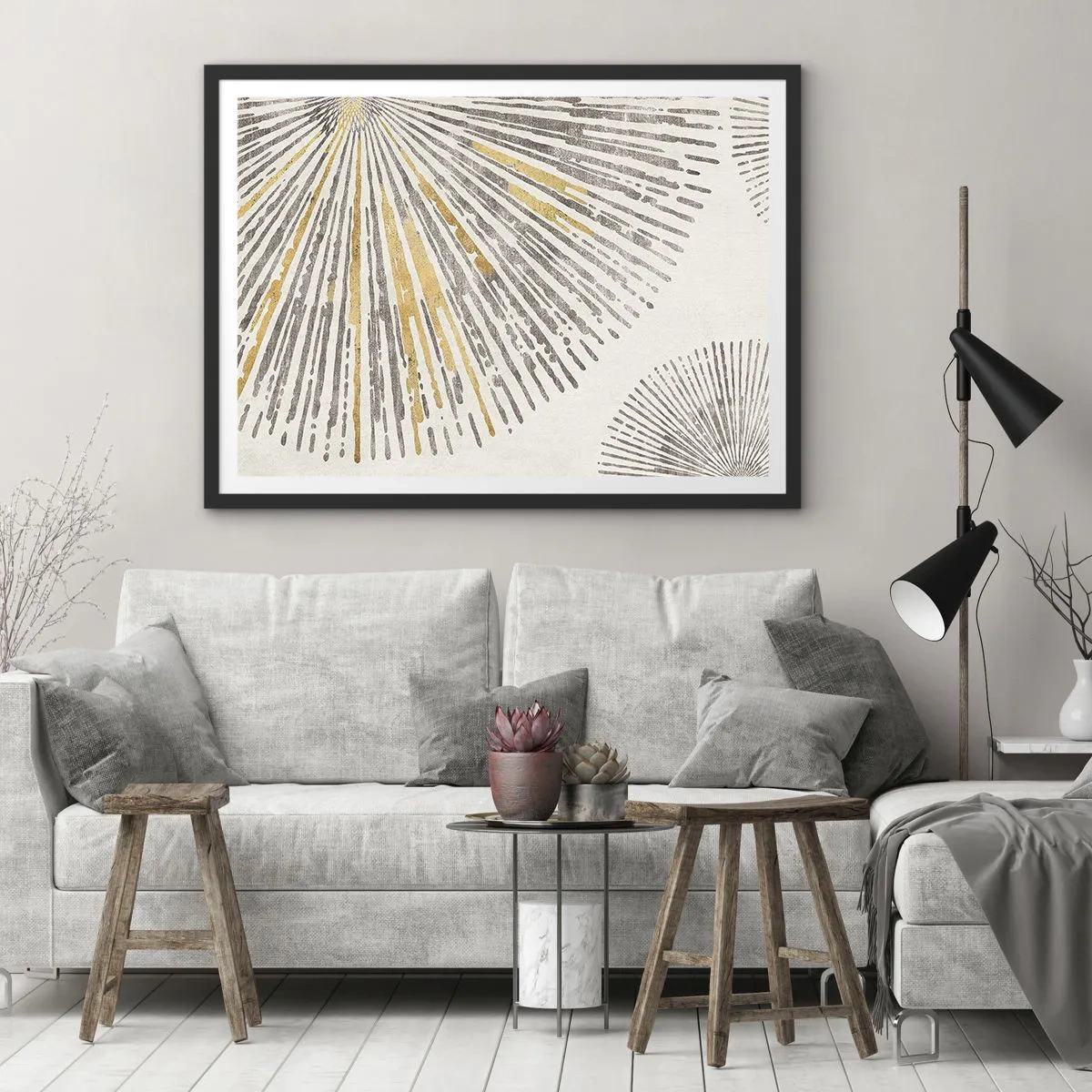 Poster in black frame - Beauty of a Ray - 40x30 cm