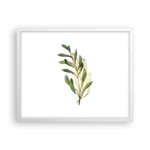 Poster in white frmae - All that Is Good - 50x40 cm