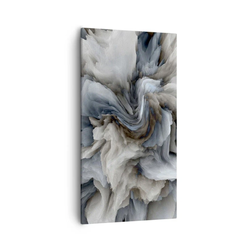 Canvas picture - Stone and Flower - 55x100 cm