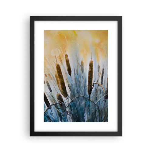 Poster in black frame - Coolness of Water, Heat of the Sun - 30x40 cm
