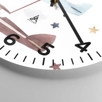 Clock face with numbers