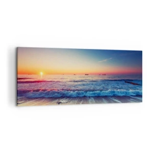Canvas picture - What Is behind the Horizon? - 120x50 cm