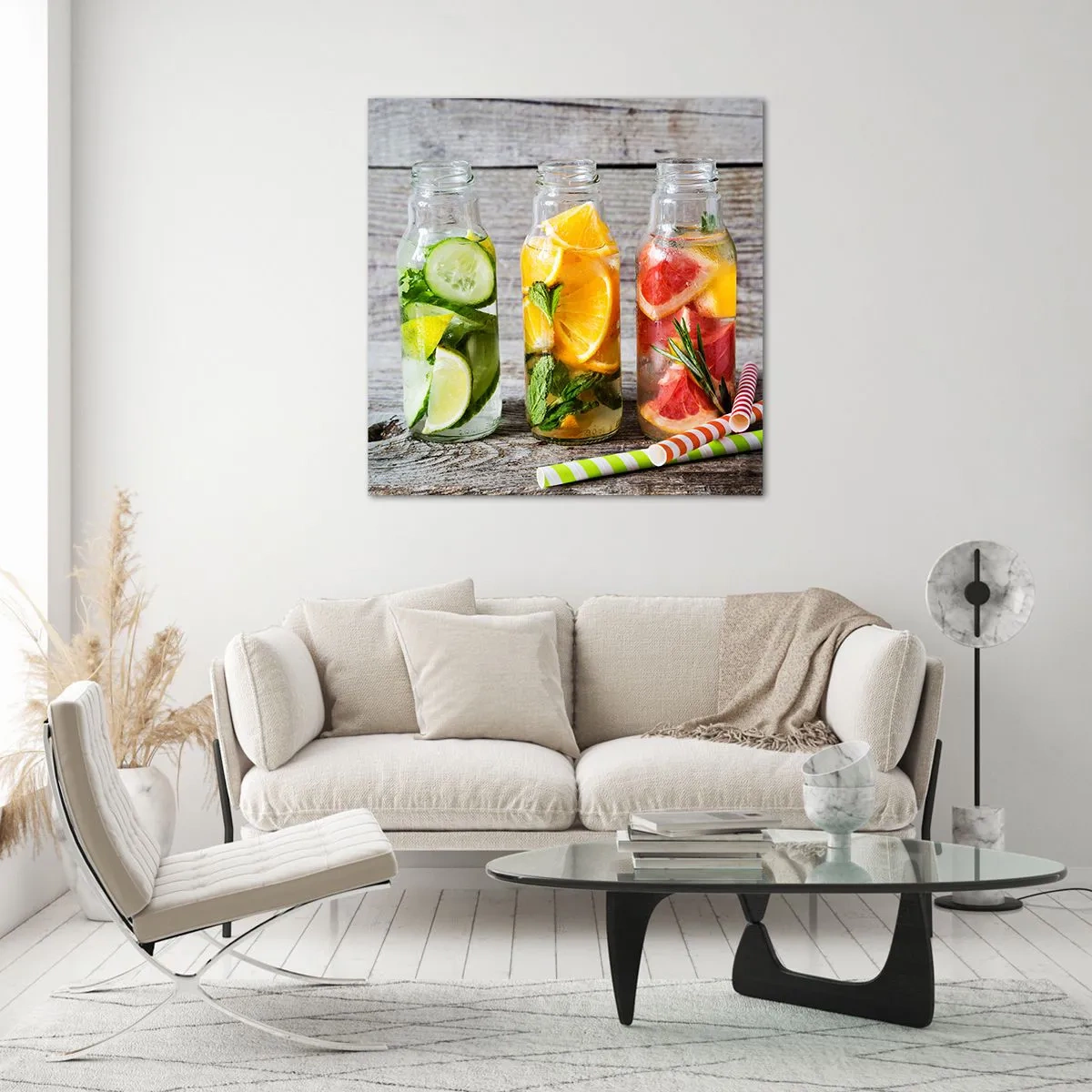 Glass picture - Healthy by Nature - 50x50 cm