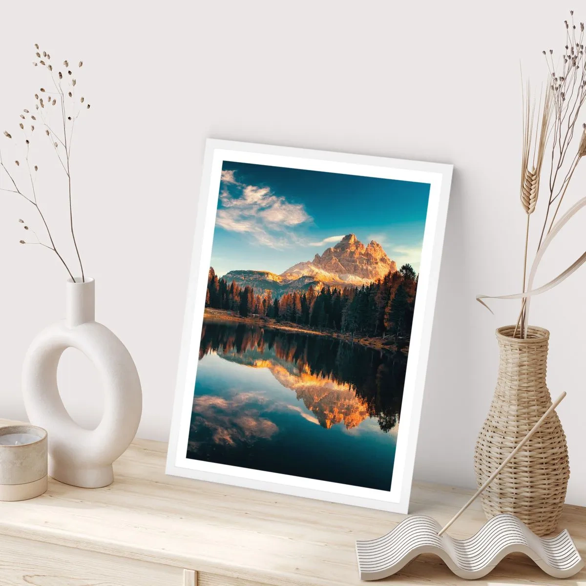 Poster in white frmae - Double Landscape - 61x91 cm